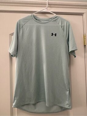 Under Armour Women's Light Mint Short Sleeve Performance Tee - Looser fitting